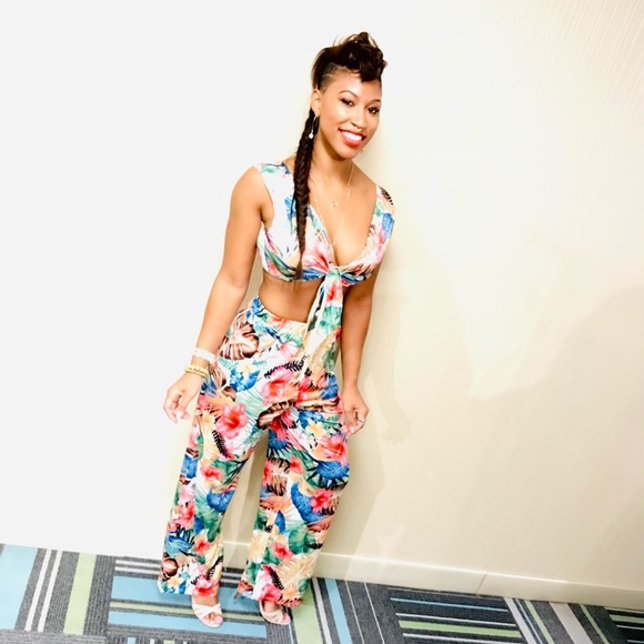 Two Piece Pants Set - Picture 1 of 12